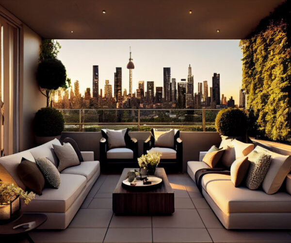 Modern penthouses featuring panoramic skyline views, rooftop terraces, and private elevators.