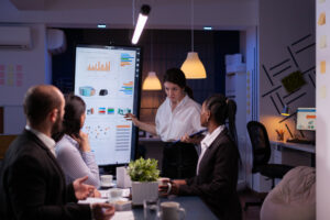 strategic digital marketing team discussion