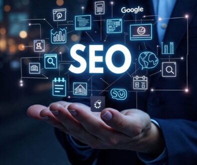 How to do local SEO concept with digital icons and search engine optimization elements